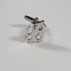 Gemelli Cufflink Letter B 100% Ottone